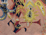 Extremely Fine French Mid Century Tapestry Signed E. Simon Rug 4' 4" x 6' 5"
