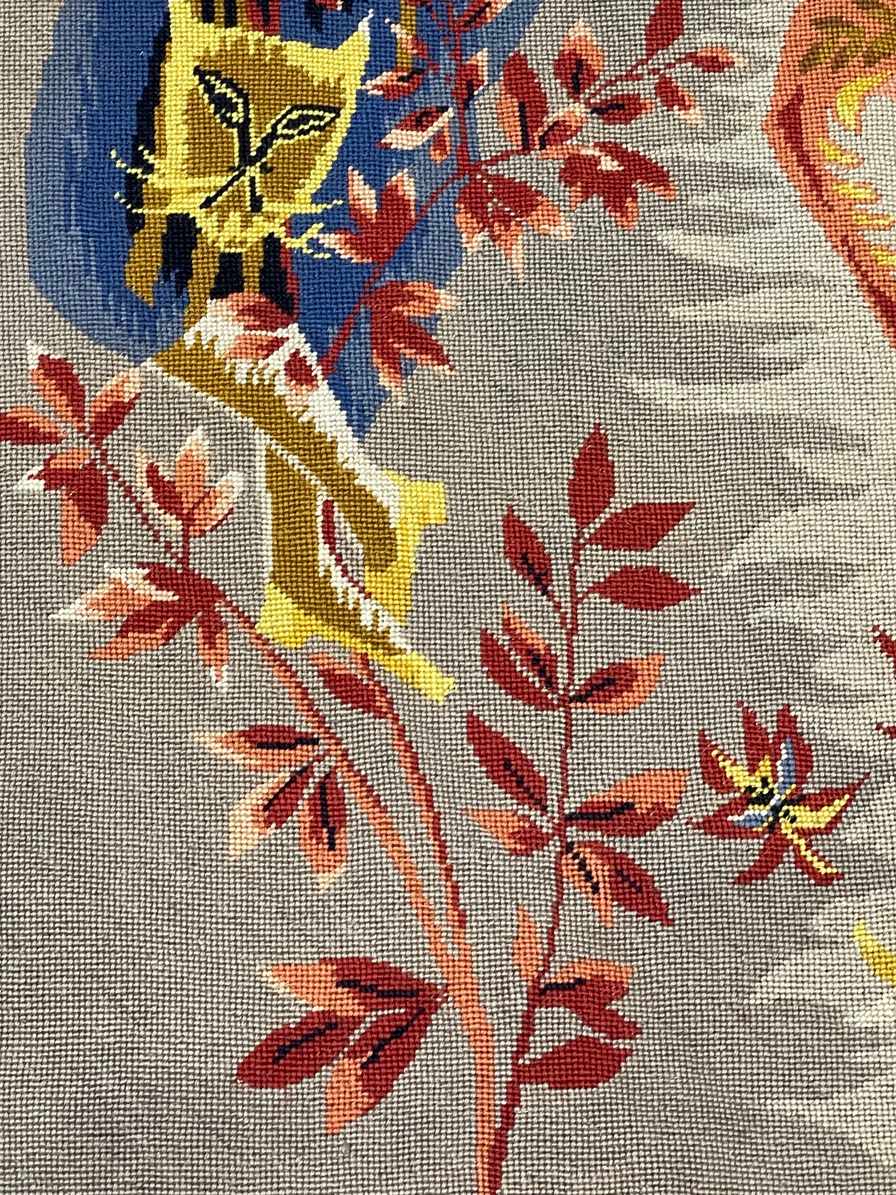 Extremely Fine French Mid Century Tapestry Signed E. Simon Rug 4' 4" x 6' 5"