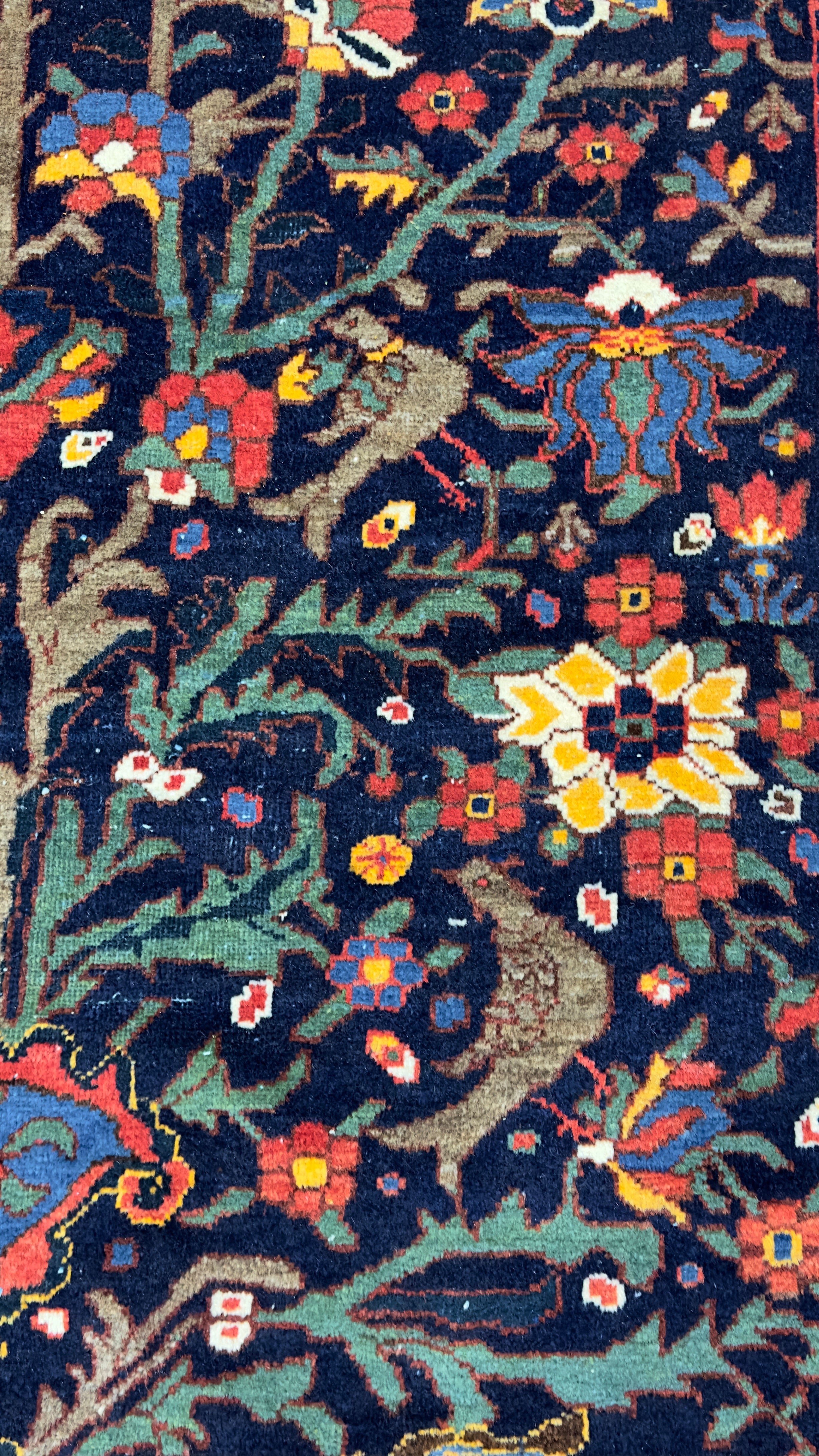 Antique Bakhtiari Rug 6' 1" x 11' 4''