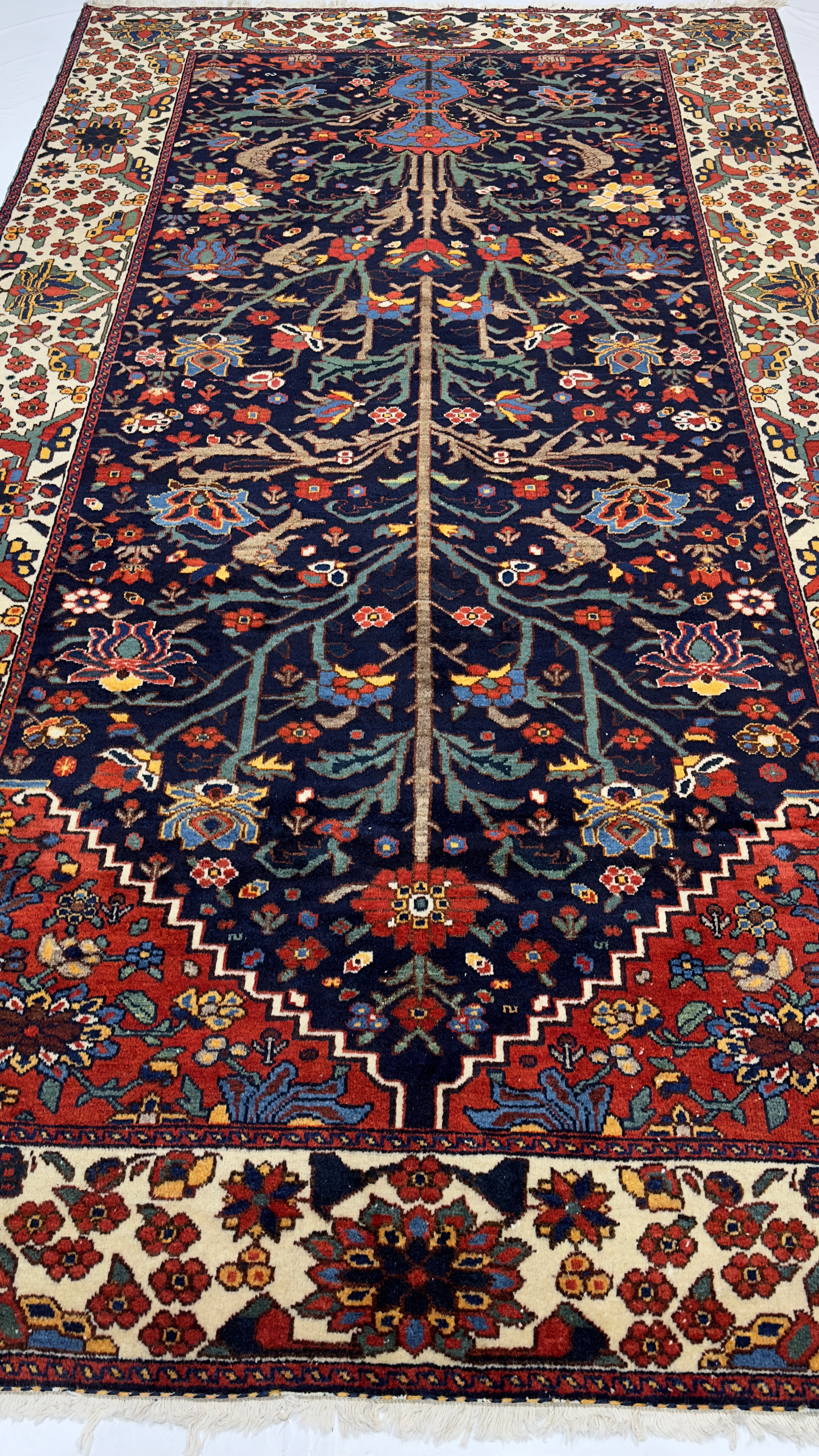 Antique Bakhtiari Rug 6' 1" x 11' 4''