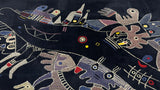 Mid Century Artistic French Tapestry 5' 3'' x 7' 8''