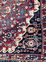 Antique  Qashqai Rug 4' 8" x 7' 11"
