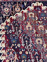Antique  Qashqai Rug 4' 8" x 7' 11"