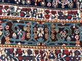 Antique  Qashqai Rug 4' 8" x 7' 11"