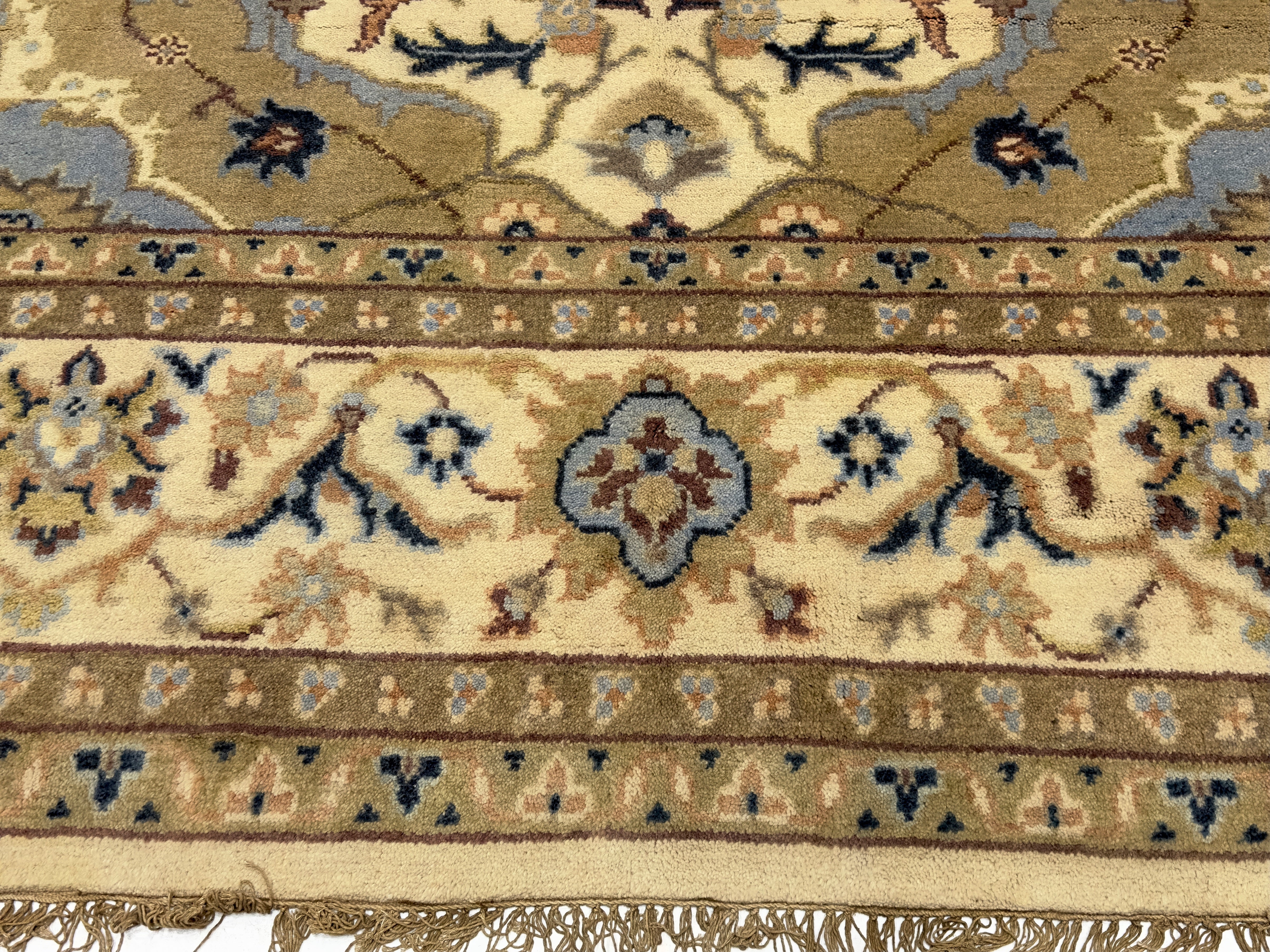Fine Vintage Indo Kashan Rug 9'3" x 12' 3"