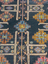 Antique Caucasian Kuba Shrivan Rug 4'1" x 5' 11"