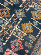Antique Caucasian Kuba Shrivan Rug 4'1" x 5' 11"