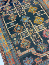 Antique Caucasian Kuba Shrivan Rug 4'1" x 5' 11"