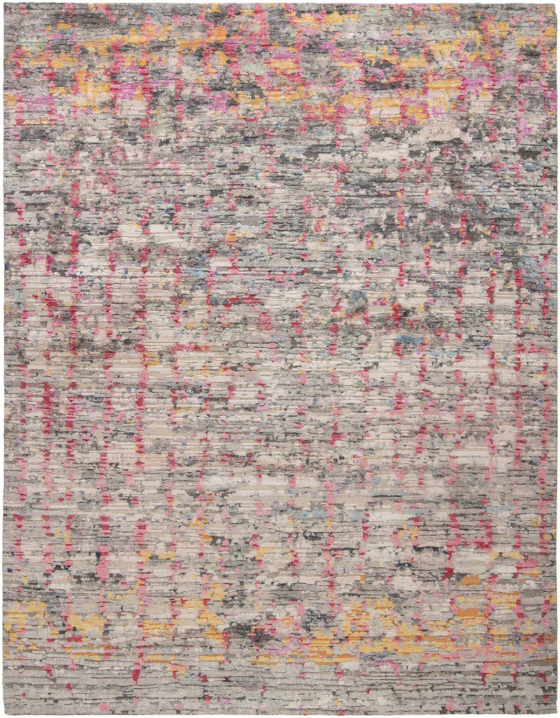 Intrigue IN-104 Slate - Coral Rug