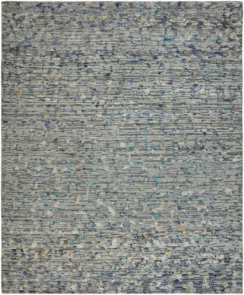 Intrigue IN-110 Grey - Blue Rug
