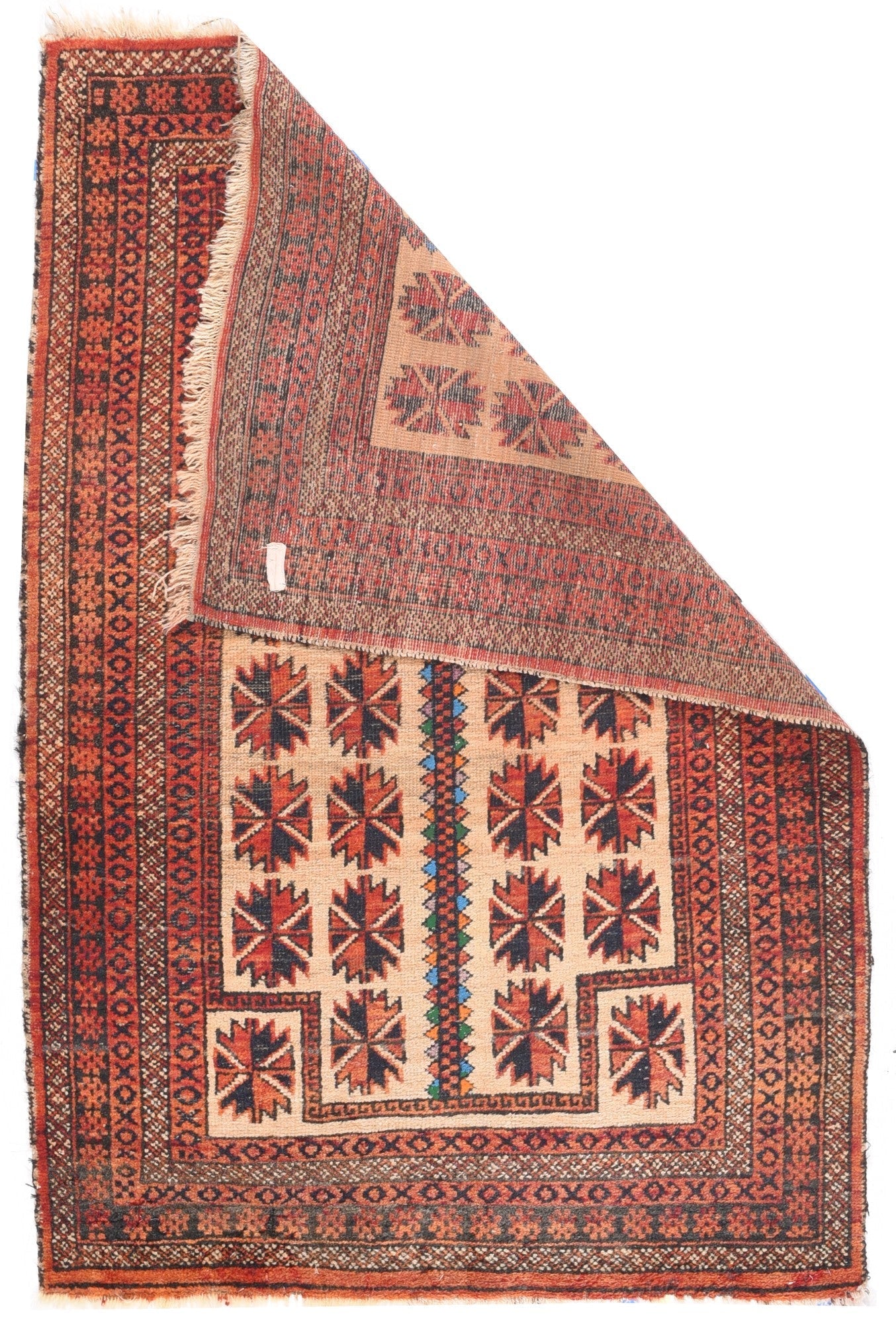Vintage Baluch Rug 3'2'' x 4'2''