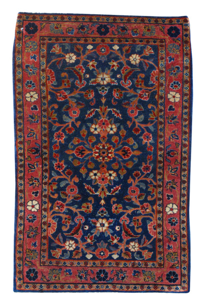 Antique Kashan Rug 1'11'' x 2'11''