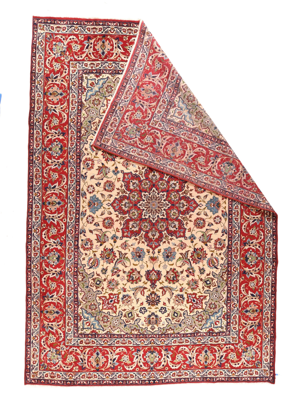 Fine Vintage  Isfahan Rug 9'7'' x 14'1''
