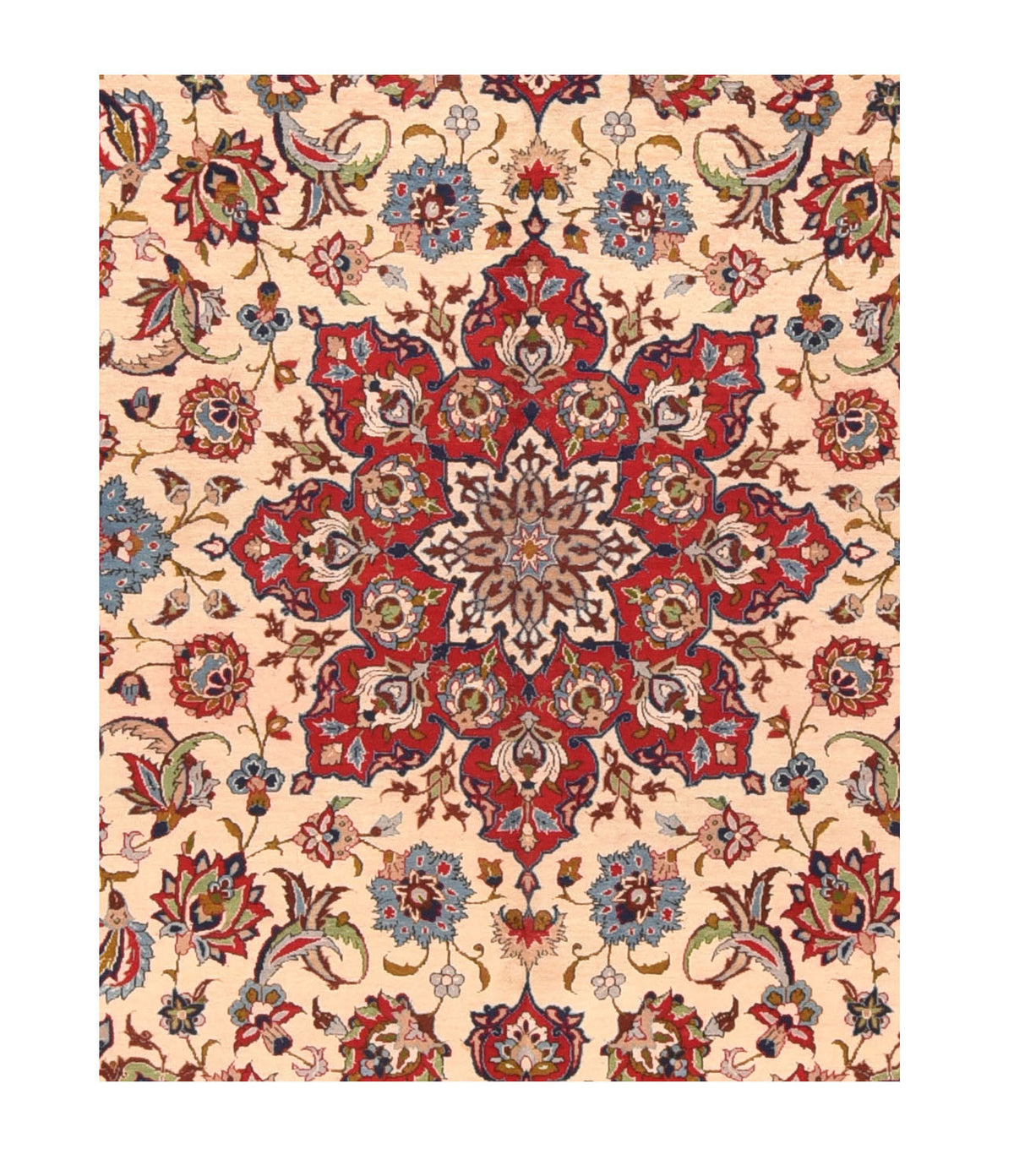 Fine Vintage  Isfahan Rug 9'7'' x 14'1''