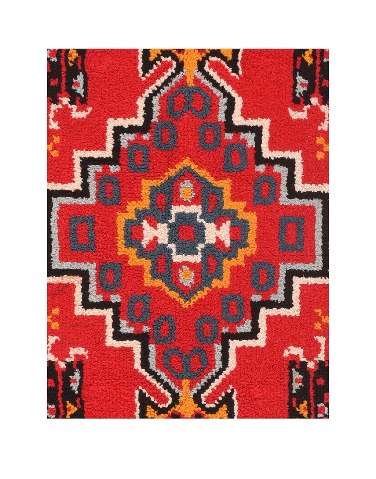 Vintage Moroccan Rug 3'8'' x 6'3''