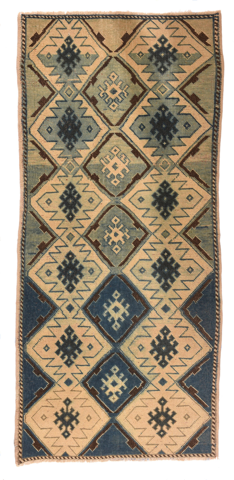 Vintage Turkish Short Runner 3'3'' x 6'11''