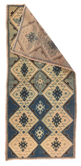 Vintage Turkish Short Runner 3'3'' x 6'11''