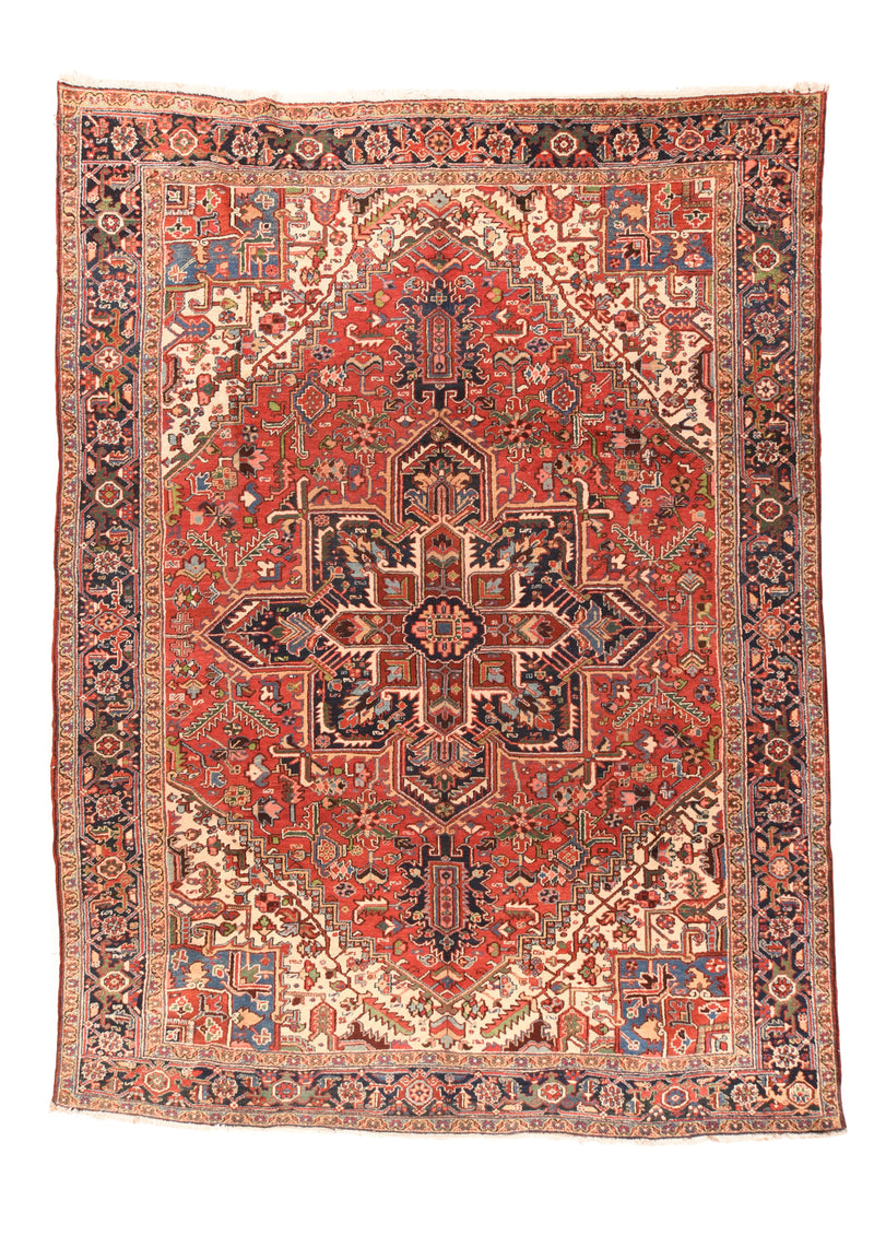 Antique Heriz Rug 9'3'' x 12'3''
