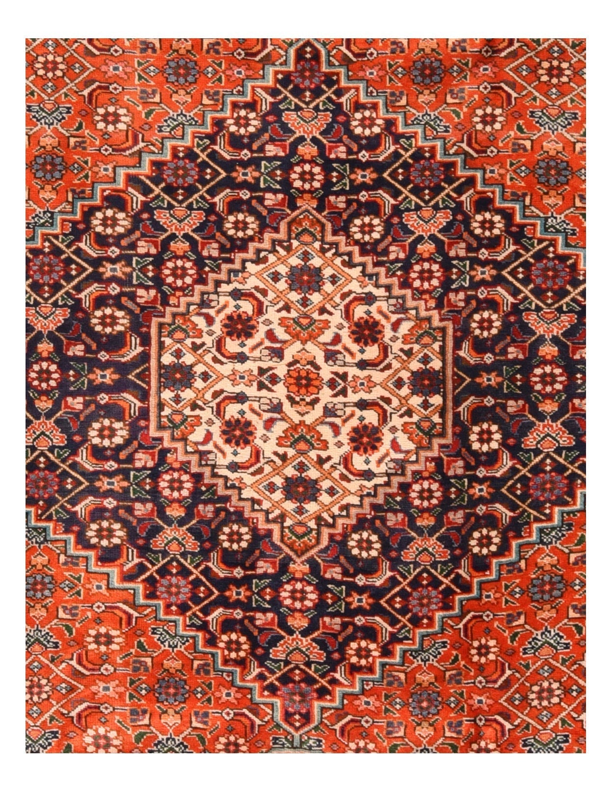 Fine Antique  Tabriz Rug 7'4'' x 9'7''
