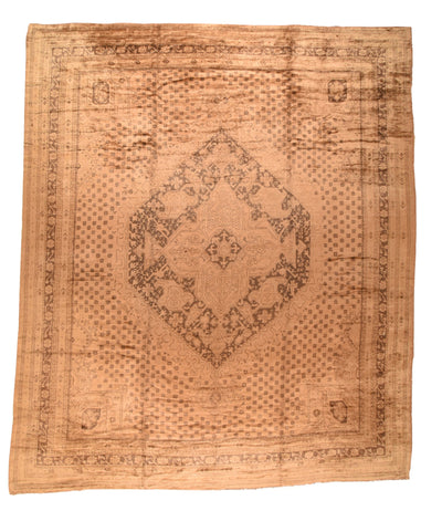Antique Oushak Rug 13' 9'' x 15' 8''