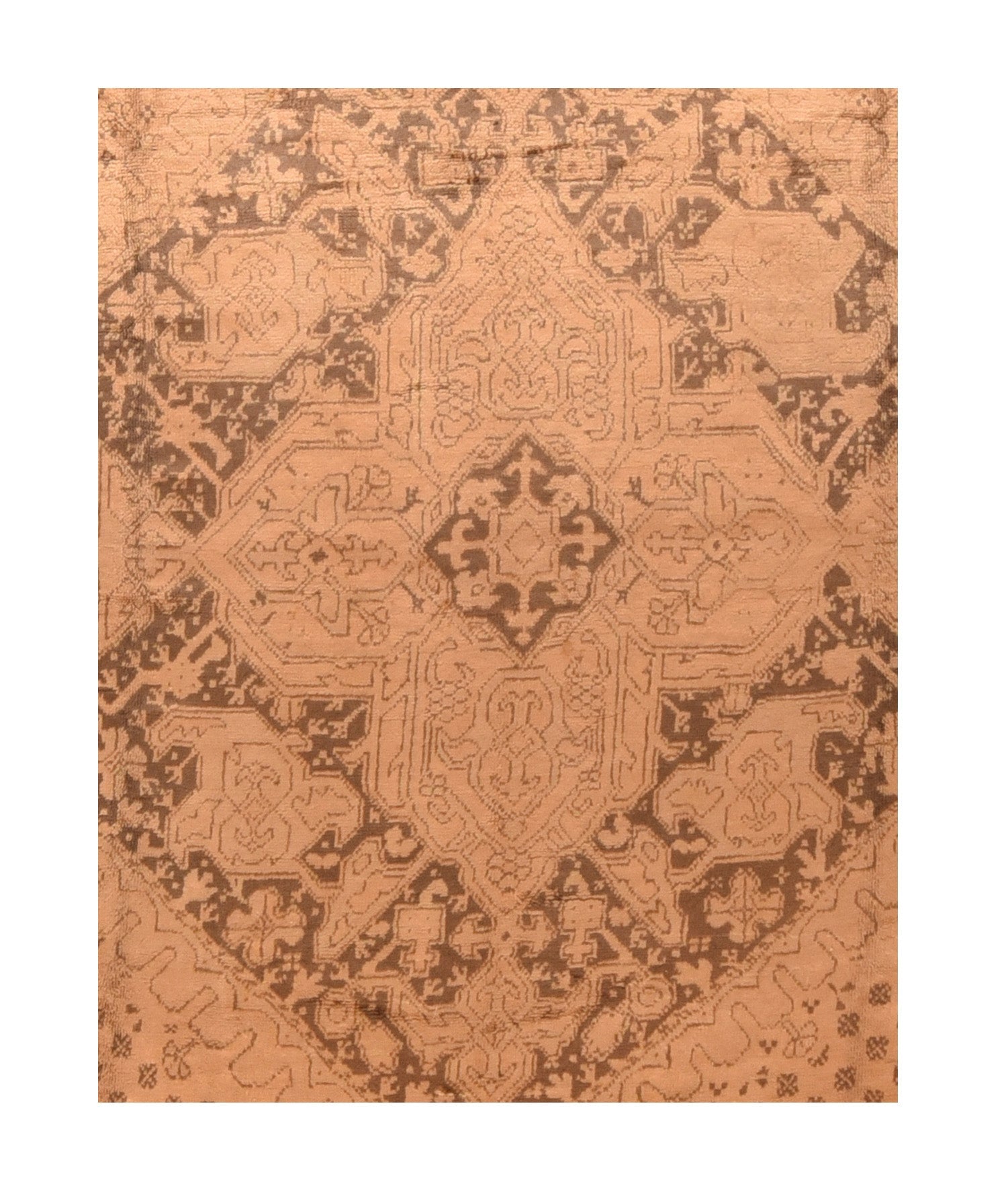 Antique Oushak Rug 13' 9'' x 15' 8''