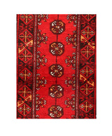 Vintage Afghani Rug 1'10'' x 5'0"