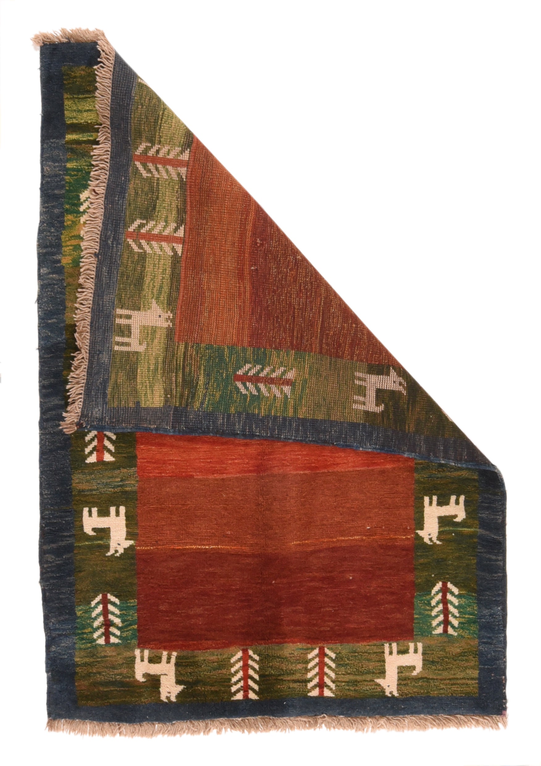 Vintage Gabbeh Rug 4'1'' x 6'0''