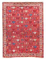 Antique Afshar Rug 5' x 6'5''