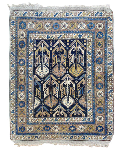 Antique Caucasian Shirvan Rug 3'5'' x 4'1''