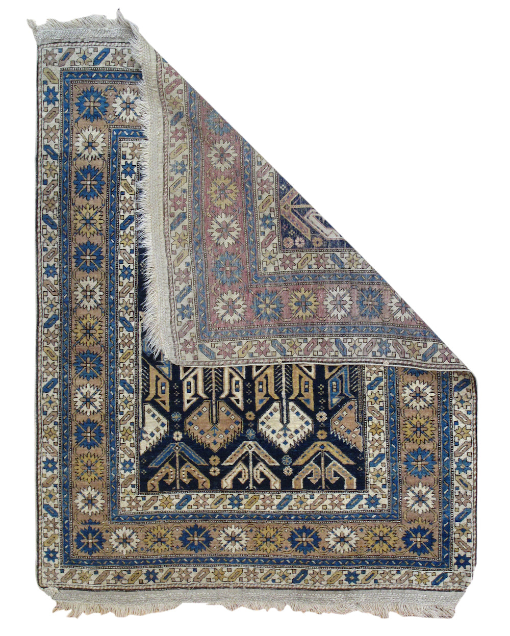 Antique Caucasian Shirvan Rug 3'5'' x 4'1''