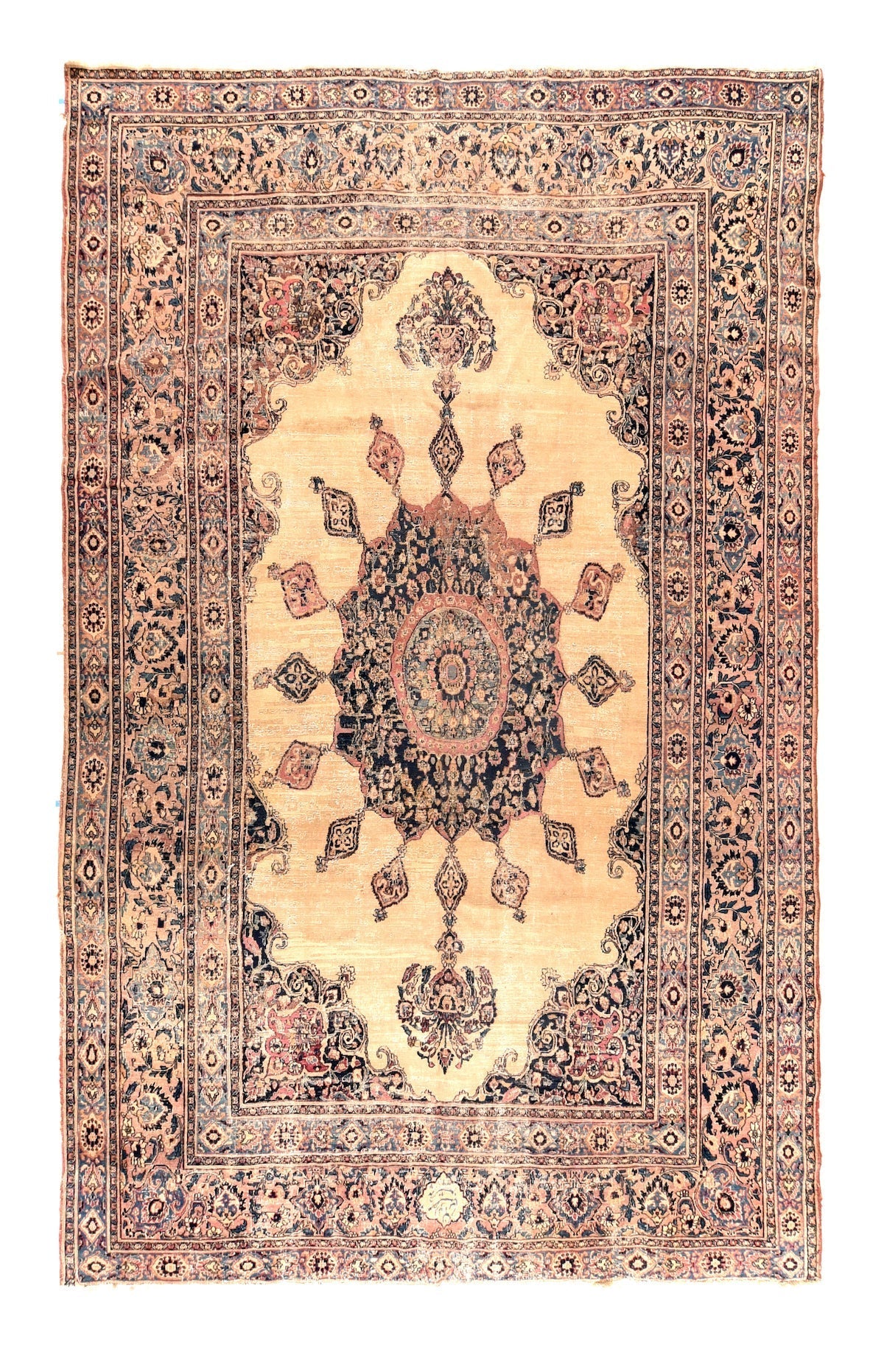 Antique Khorasan Rug 9'9'' x 14'10''