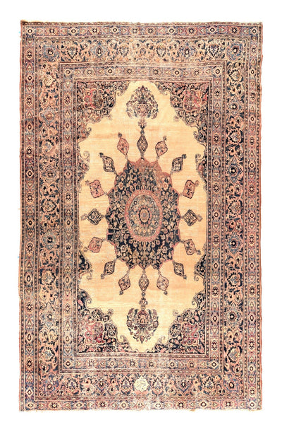 Antique Khorasan Rug 9'9'' x 14'10''