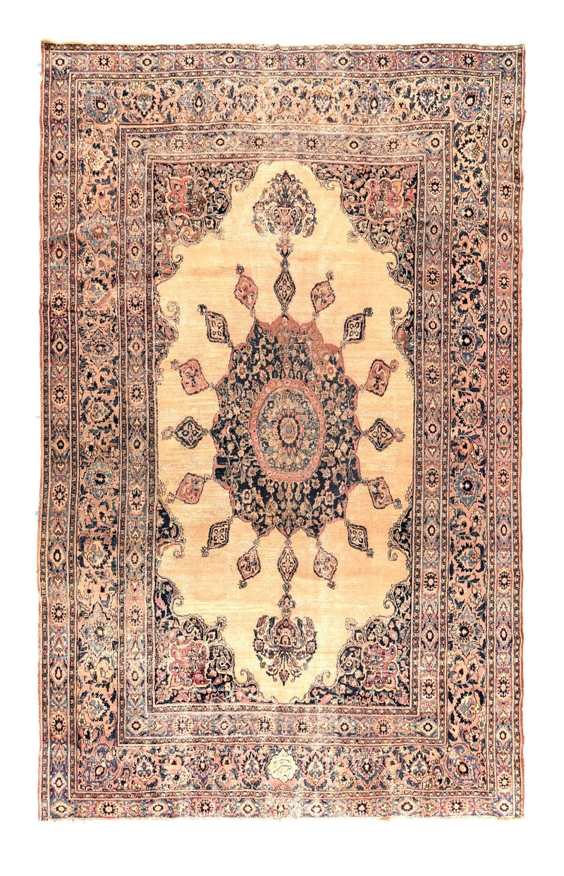 Antique Khorasan Rug 9'9'' x 14'10''