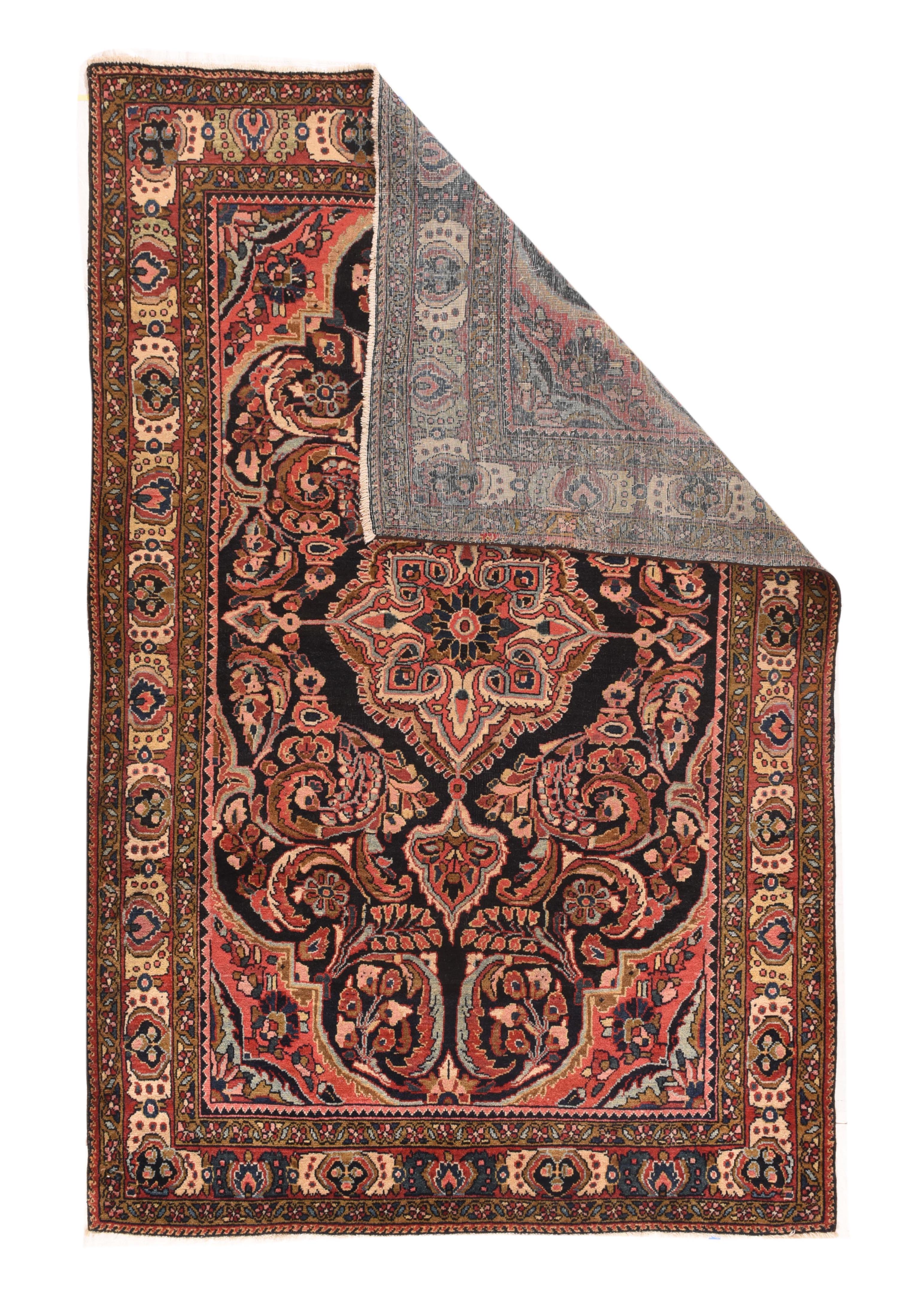 Antique  Mahal Rug 4'11'' x 7'7''