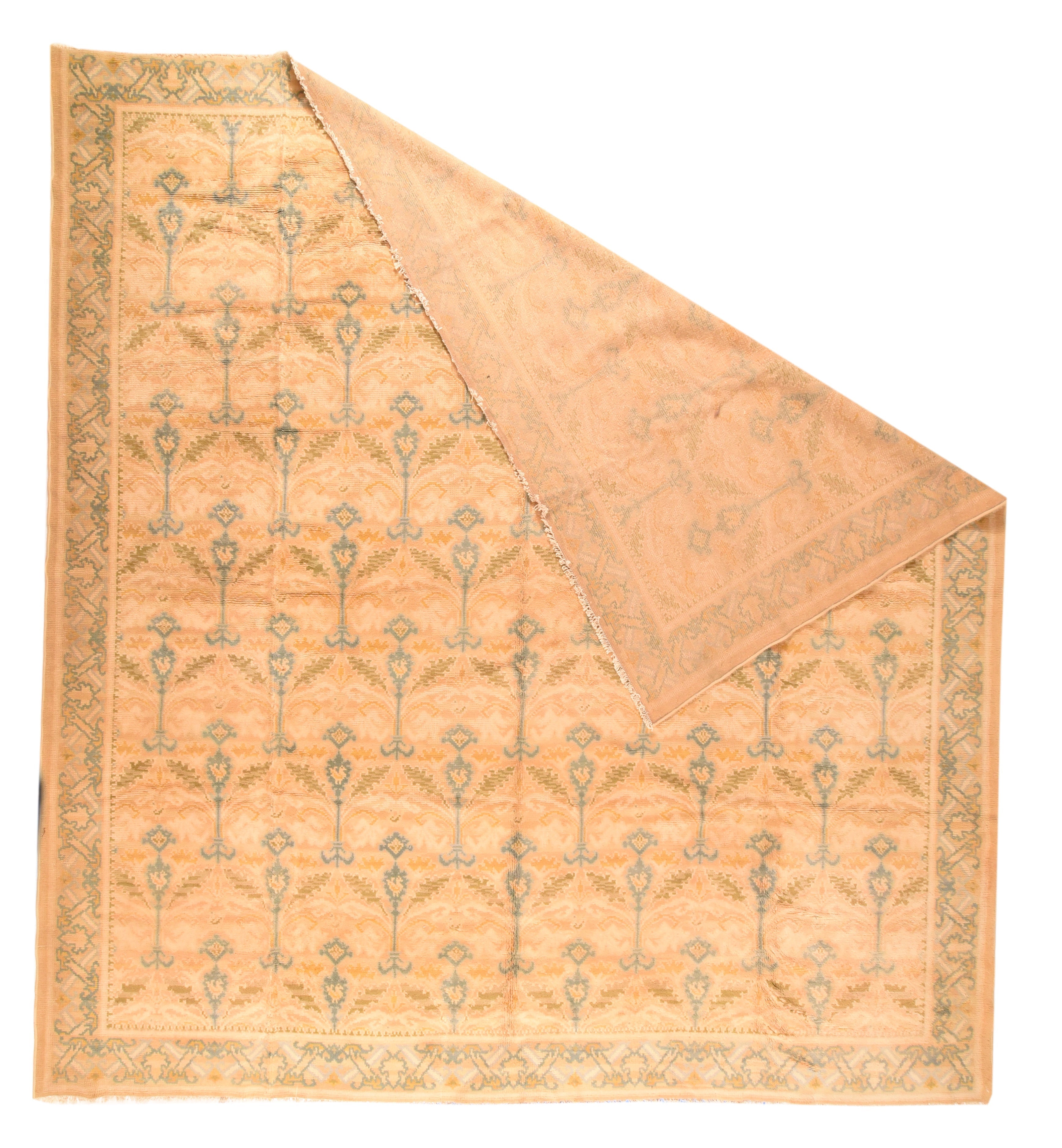 Fine Antique Austrian Savonnerie Rug 13'11'' x 14'3''