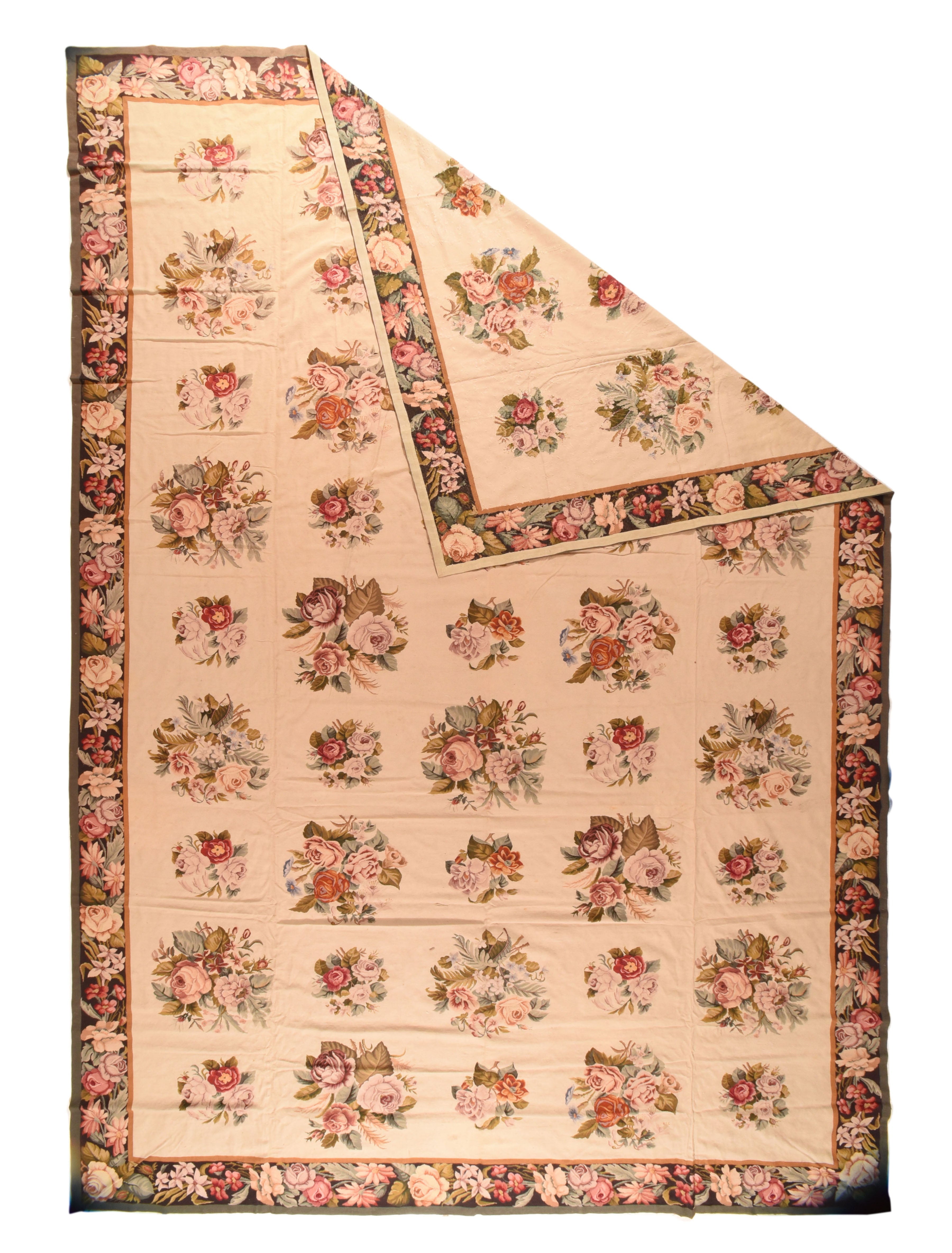 French Aubusson Design Rug 13'0" x 20'6''