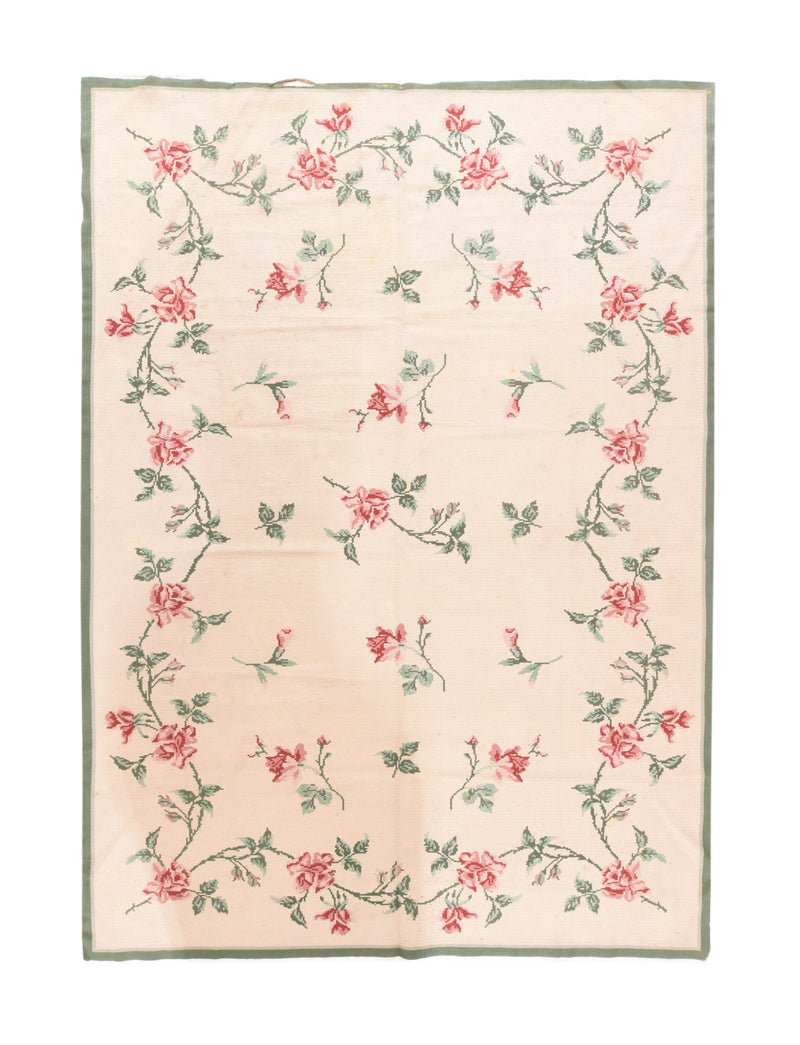 Vintage Needle Point Rug 8'9'' x 9'10''