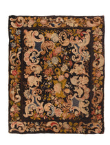 Antique Needle Point Rug 5'2'' x 6'4''