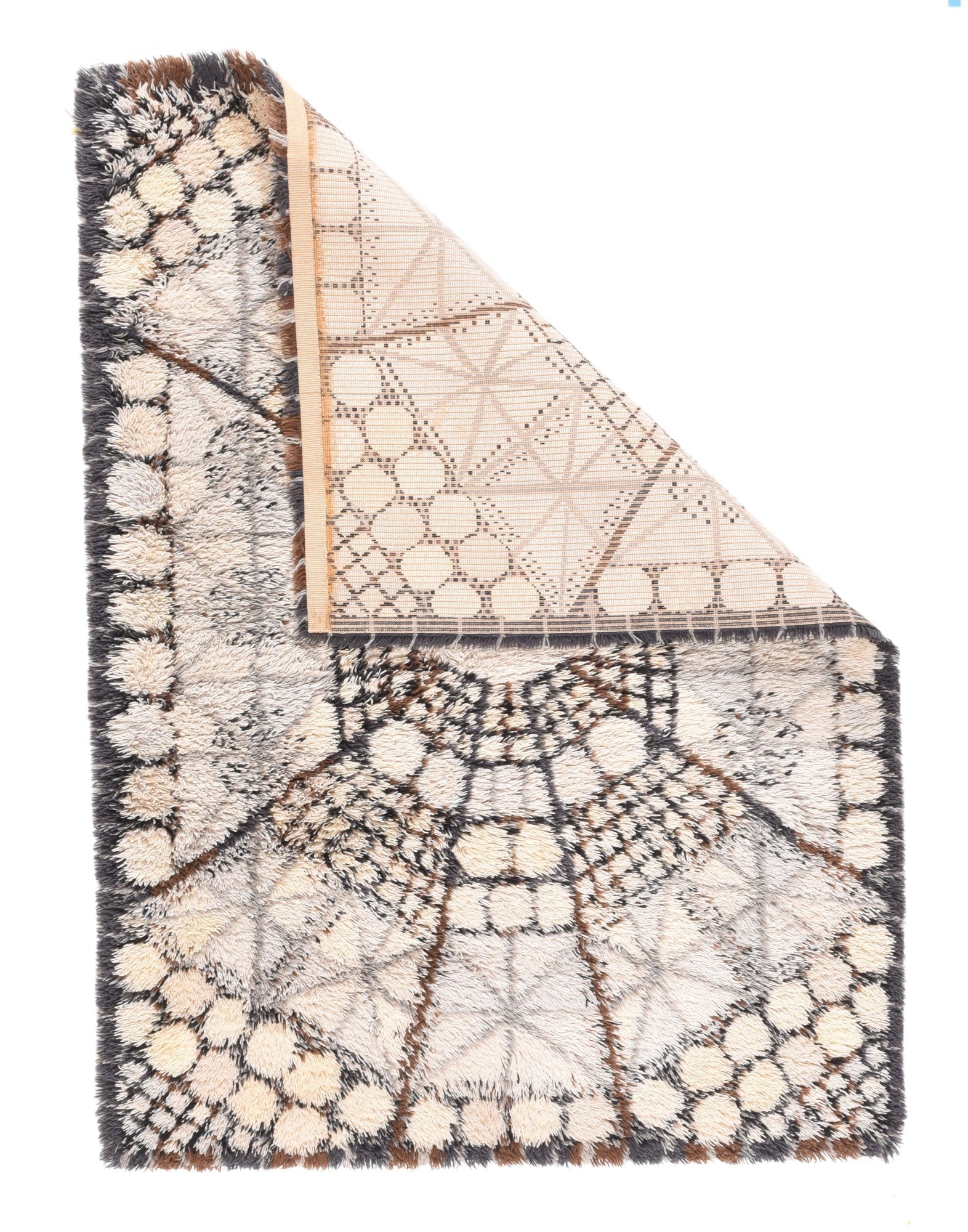 Vintage Swedish Rug 4'0" x 5'8''
