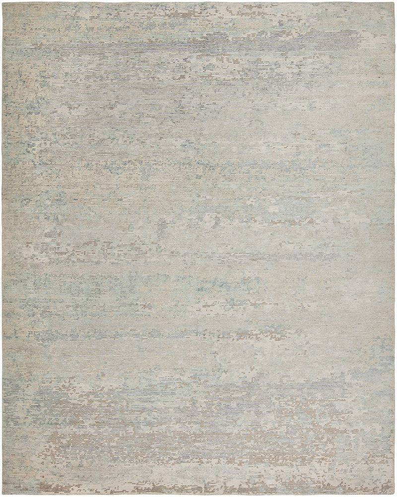 Milan MI-90 Silver - Blue Rug