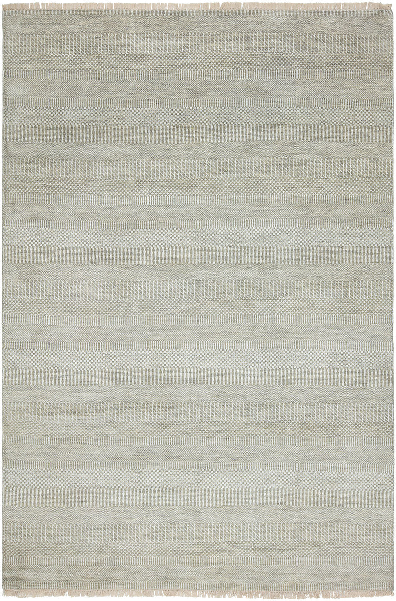Mirage MT-104 Light Mocha - Silver Rug