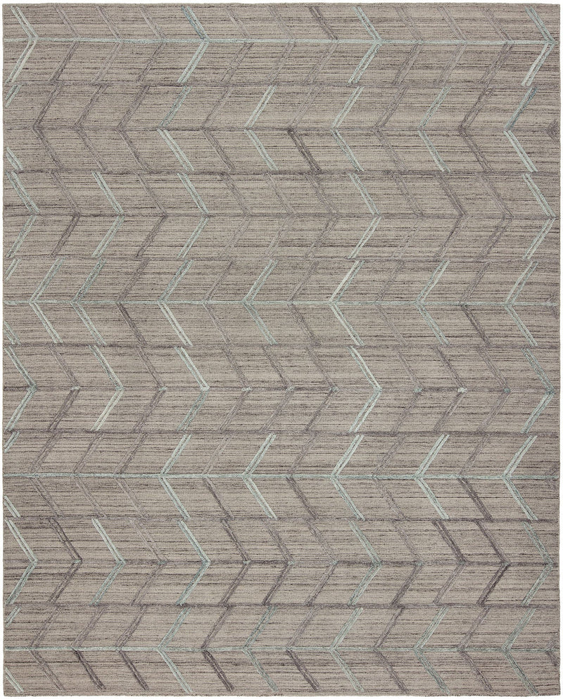 Moma MO-171 Charcoal - Blue Rug
