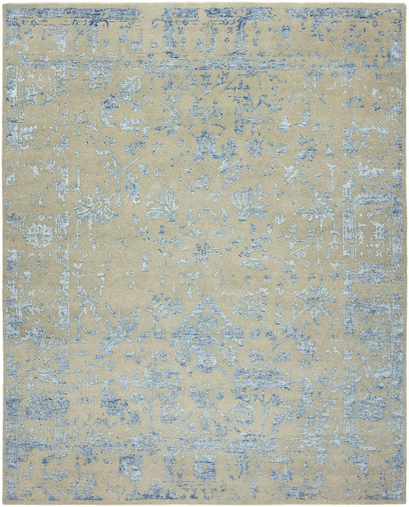 Mystique MY-7678 Grey - Blue Rug