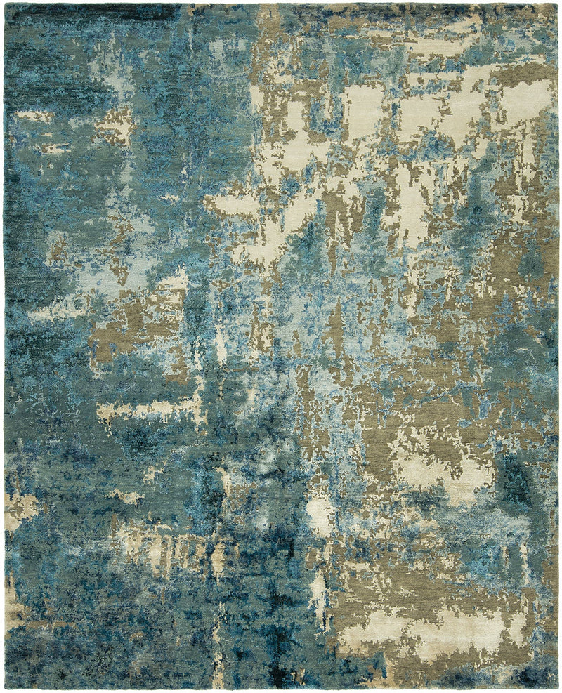 Rosewood RO-1275 Blue - Beige Rug