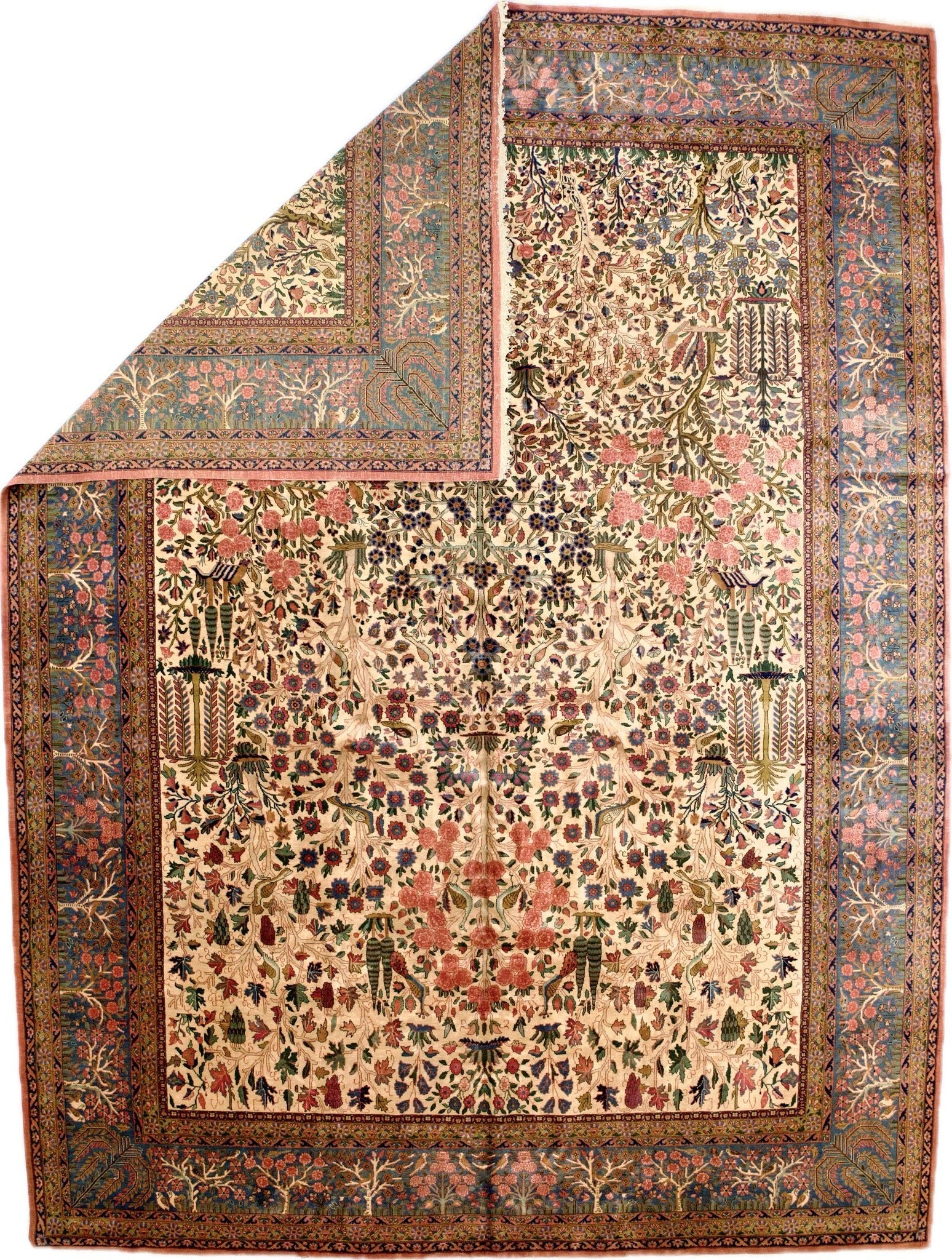 Antique Kashan Rug 11'2'' x 15'1''