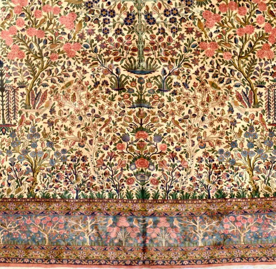 Antique Kashan Rug 11'2'' x 15'1''