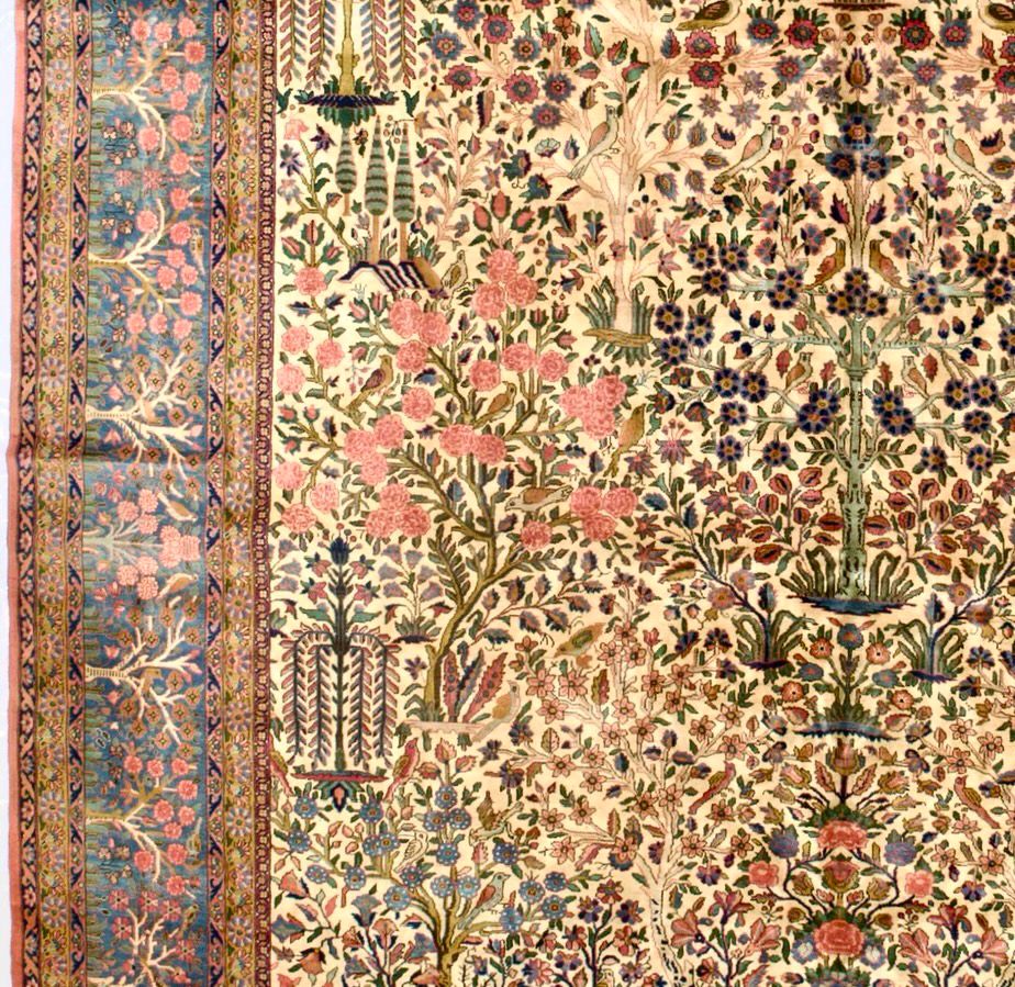 Antique Kashan Rug 11'2'' x 15'1''