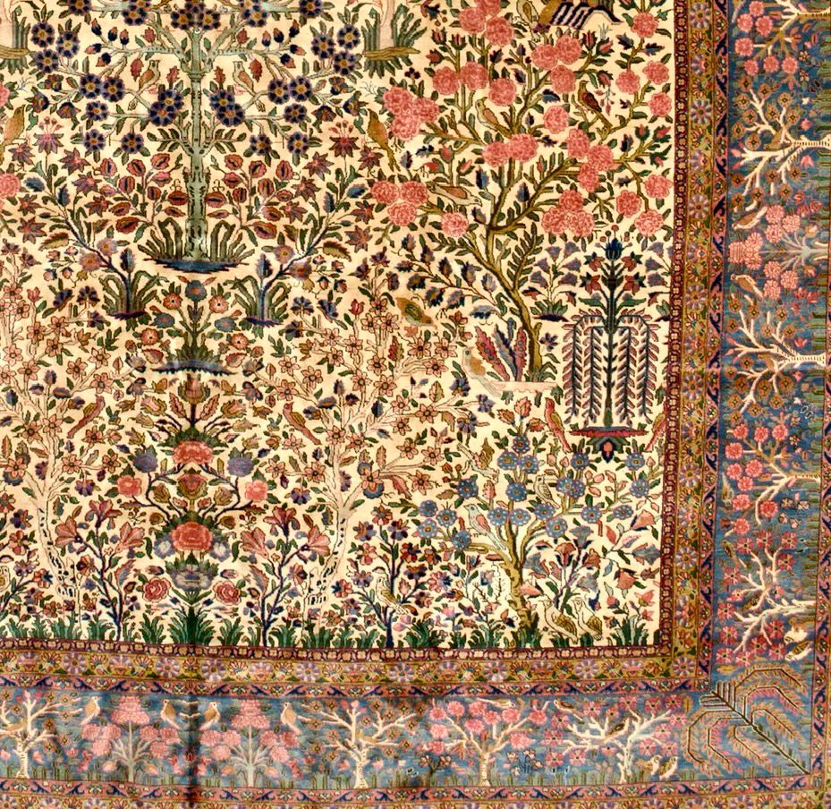 Antique Kashan Rug 11'2'' x 15'1''