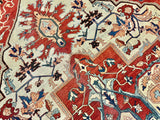 Antique  Serapi Rug 9'4" x 13'11"