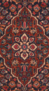 Vintage Kashan Rug 2'2'' x 2'11''